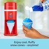 image:imageNostalgia Snow Cone Machine With 1 Reusable Plastic Cup amp Dual Ice Molds Retro TableTop Shaved Ice Maker with Stainless Steel Blades for Fluffy Ice Slushie Machine for Fun Gatherings White amp GreenRed