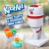 image:imageNostalgia Snow Cone Machine With 1 Reusable Plastic Cup amp Dual Ice Molds Retro TableTop Shaved Ice Maker with Stainless Steel Blades for Fluffy Ice Slushie Machine for Fun Gatherings White amp GreenKoolAid