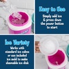 image:imageNostalgia Snow Cone Machine With 1 Reusable Plastic Cup amp Dual Ice Molds Retro TableTop Shaved Ice Maker with Stainless Steel Blades for Fluffy Ice Slushie Machine for Fun Gatherings White amp GreenSharkleberry