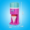 image:imageNostalgia Snow Cone Machine With 1 Reusable Plastic Cup amp Dual Ice Molds Retro TableTop Shaved Ice Maker with Stainless Steel Blades for Fluffy Ice Slushie Machine for Fun Gatherings White amp GreenSharkleberry