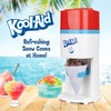 image:imageNostalgia Snow Cone Machine With 1 Reusable Plastic Cup amp Dual Ice Molds Retro TableTop Shaved Ice Maker with Stainless Steel Blades for Fluffy Ice Slushie Machine for Fun Gatherings White amp GreenRed White