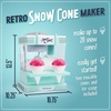 image:imageNostalgia Snow Cone Machine With 2 Reusable Plastic Cups amp Ice Scoop for Easy Serving Retro TableTop Ice Cone Maker Makes 20 Icy Treats Slushie Machine for Parties Family Treats amp Gatherings AquaAqua