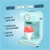 image:imageNostalgia Snow Cone Shaved Ice Machine  Retro TableTop Slushie Machine  Includes 1 Reusable Plastic Cup  AquaAqua Retro