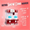 image:imageNostalgia Snow Cone Shaved Ice Machine  Retro TableTop Slushie Machine Makes 20 Icy Treats  Includes 2 Reusable Plastic Cups amp Ice Scoop  Retro Red