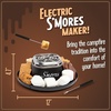 image:imageNostalgia Tabletop Indoor Electric Smores Maker  Smores Kit With Marshmallow Roasting Sticks and 4 Trays for Graham Crackers Chocolate and Marshmallows  Movie Night Supplies  BrownSmores Maker Black