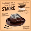 image:imageNostalgia Tabletop Indoor Electric Smores Maker  Smores Kit With Marshmallow Roasting Sticks and 4 Trays for Graham Crackers Chocolate and Marshmallows  Movie Night Supplies  BrownSmores Maker Brown