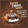 image:imageNostalgia Tabletop Indoor Electric Smores Maker  Smores Kit With Marshmallow Roasting Sticks and 4 Trays for Graham Crackers Chocolate and Marshmallows  Movie Night Supplies  BrownSmores Maker Brown