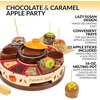 image:imageNostalgia Tabletop Indoor Electric Smores Maker  Smores Kit With Marshmallow Roasting Sticks and 4 Trays for Graham Crackers Chocolate and Marshmallows  Movie Night Supplies  BrownCaramel Apple Maker