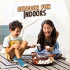 image:imageNostalgia Tabletop Indoor Electric Smores Maker  Smores Kit With Marshmallow Roasting Sticks and 4 Trays for Graham Crackers Chocolate and Marshmallows  Movie Night Supplies  BrownSmores Maker Brown