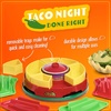image:imageNostalgia Taco Tuesday Heated Lazy Susan Taco Bar Serving Set for a Party with 4 Tortilla Holders Fondue Pot for Burritos Nachos and Fajitas  20 Oz  RedLazy Susan Red