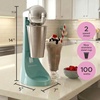 image:imageNostalgia TwoSpeed Electric Milkshake Maker and Drink Mixer Includes 16Ounce Stainless Steel Mixing Cup amp Rod BlueAqua