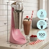 image:imageNostalgia TwoSpeed Electric Milkshake Maker and Drink Mixer Includes 16Ounce Stainless Steel Mixing Cup amp Rod BluePink