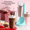 image:imageNostalgia TwoSpeed Electric Milkshake Maker and Drink Mixer Includes 16Ounce Stainless Steel Mixing Cup and Rod PinkAqua