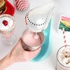 image:imageNostalgia TwoSpeed Electric Milkshake Maker and Drink Mixer Includes 16Ounce Stainless Steel Mixing Cup and Rod PinkAqua