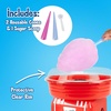 image:imageNostalgia Vintage Cotton Candy Machine  Countertop Cotton Candy Maker With 2 Reusable Cones amp 1 Sugar Scoop  Use Hard Candy or Sugar to Create Fluffy Delicious Treats in MinutesPinkKool Red