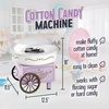 image:imageNostalgia Vintage Cotton Candy Machine  Countertop Cotton Candy Maker With 2 Reusable Cones amp 1 Sugar Scoop  Use Hard Candy or Sugar to Create Fluffy Delicious Treats in MinutesPinkLavender