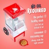 image:imageNostalgia Vintage HotAir Popcorn Maker Machine  Makes Up to 12 Cups  OilFree  Healthier Popcorn  Classic StandUp Cart With Wheels  Includes Kernel Measuring Cup  White amp RedWhiteRed