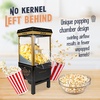 image:imageNostalgia Vintage HotAir Popcorn Maker Machine  Makes Up to 12 Cups  OilFree  Healthier Popcorn  Classic StandUp Cart With Wheels  Includes Kernel Measuring Cup  White amp RedBlack