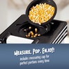 image:imageNostalgia Vintage HotAir Popcorn Maker Machine  Makes Up to 12 Cups  OilFree  Healthier Popcorn  Classic StandUp Cart With Wheels  Includes Kernel Measuring Cup  White amp RedBlack