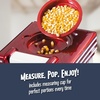 image:imageNostalgia Vintage HotAir Popcorn Maker Machine  Makes Up to 12 Cups  OilFree  Healthier Popcorn  Classic StandUp Cart With Wheels  Includes Kernel Measuring Cup  White amp RedRed