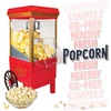 image:imageNostalgia Vintage HotAir Popcorn Maker Machine  Makes Up to 12 Cups  OilFree  Healthier Popcorn  Classic StandUp Cart With Wheels  Includes Kernel Measuring Cup  White amp RedRed