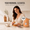 image:imageRetro 17L Electric Kettle Stainless Steel 1500W Fast Boil CreamOrange