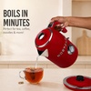 image:imageRetro 17L Electric Kettle Stainless Steel 1500W Fast Boil CreamRed