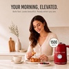 image:imageRetro 17L Electric Kettle Stainless Steel 1500W Fast Boil CreamRed
