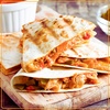 image:imageTaco Tuesday Deluxe 10inch 6Wedge Electric Quesadilla Maker with Extra Stuffing Latch Red10Inch Quesadilla Maker