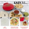 image:imageTaco Tuesday Deluxe 10inch 6Wedge Electric Quesadilla Maker with Extra Stuffing Latch Red10Inch Quesadilla Maker Original