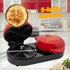 image:imageTaco Tuesday Deluxe 10inch 6Wedge Electric Quesadilla Maker with Extra Stuffing Latch Red5Inch Double Quesadilla Maker