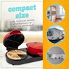 image:imageTaco Tuesday Deluxe 10inch 6Wedge Electric Quesadilla Maker with Extra Stuffing Latch Red5Inch Double Quesadilla Maker
