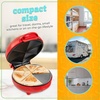 image:imageTaco Tuesday Deluxe 10inch 6Wedge Electric Quesadilla Maker with Extra Stuffing Latch Red5Inch Quesadilla Maker