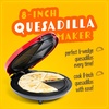 image:imageTaco Tuesday Deluxe 10inch 6Wedge Electric Quesadilla Maker with Extra Stuffing Latch Red8Inch 6 Wedge Quesadilla Maker