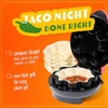 image:imageTaco Tuesday Deluxe 10inch 6Wedge Electric Quesadilla Maker with Extra Stuffing Latch RedTortilla Bowl Maker