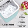 image:imageThermostar Automatic SelfCleaning Portable Electric Countertop Ice Maker Machine with Handle 26 Pounds in 24 Hours with Ice Scoop and Basket Perfect for Water Bottles Mixed Drinks Parties AquaAqua