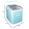 image:imageThermostar Automatic SelfCleaning Portable Electric Countertop Ice Maker Machine with Handle 26 Pounds in 24 Hours with Ice Scoop and Basket Perfect for Water Bottles Mixed Drinks Parties AquaAqua