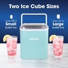 image:imageThermostar Automatic SelfCleaning Portable Electric Countertop Ice Maker Machine with Handle 26 Pounds in 24 Hours with Ice Scoop and Basket Perfect for Water Bottles Mixed Drinks Parties AquaAqua