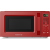 image:imageFarberware 13 Cu Ft Countertop Microwave Oven  1100 Watts Power Auto Cook Settings Defrost Easy Clean and Child Safety Lock  StainlessRed