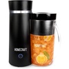 image:imageHomecraft 3Quart Iced Coffee and Tea Maker with Filter Basket Flavor Enhancer Adjustable Brew Strength Black2 QT  Black