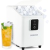 image:imageIgloo Portable Ice Maker with Scoop  Ice Maker with LED Control Panel amp 15 Quart Water Tank  Stainless Ice Cube Maker Produces 26 Lbs of Ice in 24 Hours with 9 Large or Small Cubes in 7 MinutesWhite