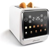 image:imageInspirex Touch Screen Toaster  2 Slice ExtraWide Slots  5 Bread Type and 6 Browning Levels  Defrost Reheat Favorite Single Slot Settings  Stainless SteelWhite