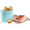 image:imageNostalgia 2 Slot Hot Dog and Bun Toaster with Mini Tongs Retro Hot Dog Toaster Hot Dog Cooker that Works with Chicken Turkey Veggie Links Sausages and Brats Metallic RedClassic