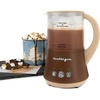 image:imageNostalgia 32 Oz Frother and Hot Chocolate Maker Warm or Cold Milk Foam Includes Cocoa Bomb Mold for Coffees Lattes Cappuccinos BrownBrown
