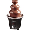 image:imageNostalgia 4 Tier Electric Chocolate Fondue Fountain Machine for Parties  Melts Cheese Queso Candy and Liqueur  Dip Strawberries Apple Wedges Vegetables and More  32Ounce  Stainless SteelBlack Fountain