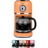 image:imageNostalgia Classic Retro 10 Cup Coffee Maker  OneTouch Drip Brew Reusable Filter  AntiDrip Auto Shutoff amp Time Display  Dishwasher Safe 50 oz Carafe  AquaOrange