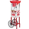 image:imageNostalgia CocaCola 48Inch Tall Snow Cone Cart Makes 72 Icy Treats Includes Metal Scoop Storage Compartment Wheels For Easy Mobility  Coke RedCoke