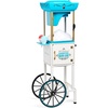 image:imageNostalgia CocaCola 48Inch Tall Snow Cone Cart Makes 72 Icy Treats Includes Metal Scoop Storage Compartment Wheels For Easy Mobility  Coke RedWhite