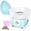 image:imageNostalgia Cotton Candy Machine  Retro Cotton Candy Machine for Kids with 2 Reusable Cones 1 Sugar Scoop and 1 Extractor Head  RedAqua