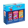 image:imageNostalgia Cotton Candy Variety Kit  3 Flossing Sugar Flavors Pink Vanilla Blue Raspberry Strawberry  7oz Bottles 4 Reusable Cones 10 Clear Bags with Twist Ties  Party Supplies13 x 3 x 8 inches